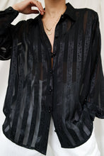 Load image into Gallery viewer, "ava" black shirt