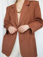 Load image into Gallery viewer, Brown soft blazer