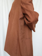 Load image into Gallery viewer, Brown soft blazer
