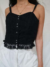 Load image into Gallery viewer, "Irina" black corset