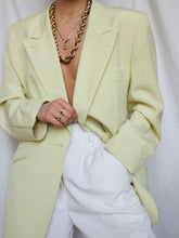 Load image into Gallery viewer, "Lime" vintage blazer