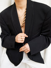 Load image into Gallery viewer, Smoking black blazer