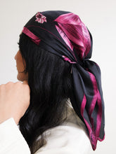 Load image into Gallery viewer, "Roses" silk scarf