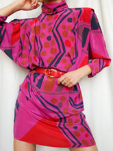 Load image into Gallery viewer, "Clara" vintage silk dress