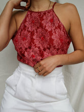 Load image into Gallery viewer, "Charly" pearls embellished top