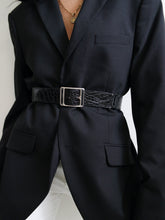 Load image into Gallery viewer, Crocodile black belt
