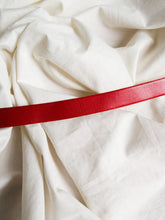 Load image into Gallery viewer, "Red" vintage leather belt