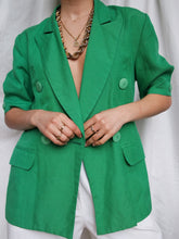 Load image into Gallery viewer, "Helene" short sleeves blazer