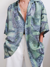 Load image into Gallery viewer, "Costa Rica" silk shirt