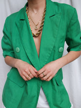 Load image into Gallery viewer, "Helene" short sleeves blazer
