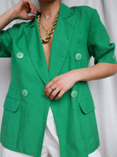 Load image into Gallery viewer, "Helene" short sleeves blazer