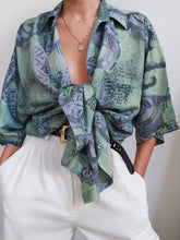 Load image into Gallery viewer, "Costa Rica" silk shirt