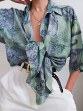 Load image into Gallery viewer, "Costa Rica" silk shirt