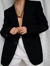 Load image into Gallery viewer, "Dalia" black blazer