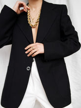 Load image into Gallery viewer, "Dalia" black blazer