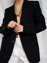 Load image into Gallery viewer, "Dalia" black blazer
