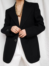 Load image into Gallery viewer, "Dalia" black blazer