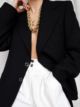 Load image into Gallery viewer, "Dalia" black blazer