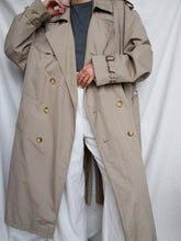 Load image into Gallery viewer, Beige trench coat