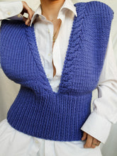 Load image into Gallery viewer, "Mr Purple" knitted top