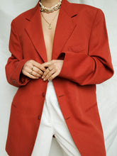 Load image into Gallery viewer, "Bloody orange" blazer