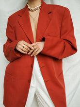 Load image into Gallery viewer, "Bloody orange" blazer