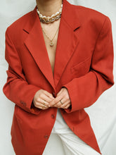 Load image into Gallery viewer, "Bloody orange" blazer