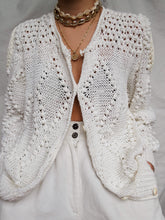 Load image into Gallery viewer, "Daisy" crochet cardigan
