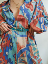 Load image into Gallery viewer, Blue Leather belt