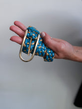 Load image into Gallery viewer, Blue Leather belt