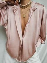 Load image into Gallery viewer, "Marcella" satin shirt