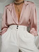Load image into Gallery viewer, "Marcella" satin shirt
