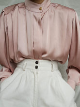 Load image into Gallery viewer, "Marcella" satin shirt