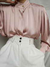 Load image into Gallery viewer, "Marcella" satin shirt