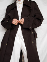 Load image into Gallery viewer, Brown trench coat