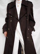 Load image into Gallery viewer, Brown trench coat