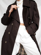 Load image into Gallery viewer, Brown trench coat