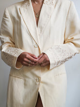 Load image into Gallery viewer, "Selena" creme blazer