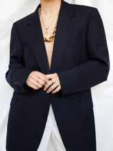 Load image into Gallery viewer, BURBERRY dark blue blazer