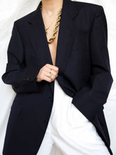 Load image into Gallery viewer, BURBERRY dark blue blazer
