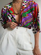 Load image into Gallery viewer, "Glory" silk shirt