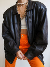 Load image into Gallery viewer, Dark brown leather bombers