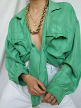 Load image into Gallery viewer, "Eden" silk shirt