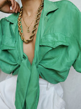 Load image into Gallery viewer, "Eden" silk shirt