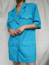 Load image into Gallery viewer, Janina turquoise dress