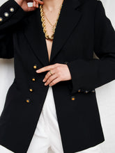 Load image into Gallery viewer, CARVEN black blazer