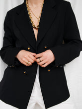 Load image into Gallery viewer, CARVEN black blazer