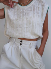 Load image into Gallery viewer, « Gisele » sleeveless jumper
