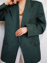 Load image into Gallery viewer, "Sherazade" green blazer