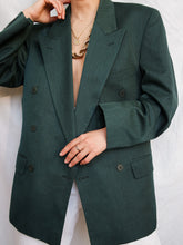 Load image into Gallery viewer, "Sherazade" green blazer